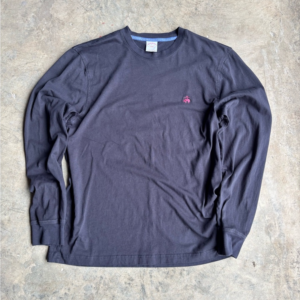 TWO BROOKS BROTHERS LONG SLEEVE TEE SHIRT SIZE L